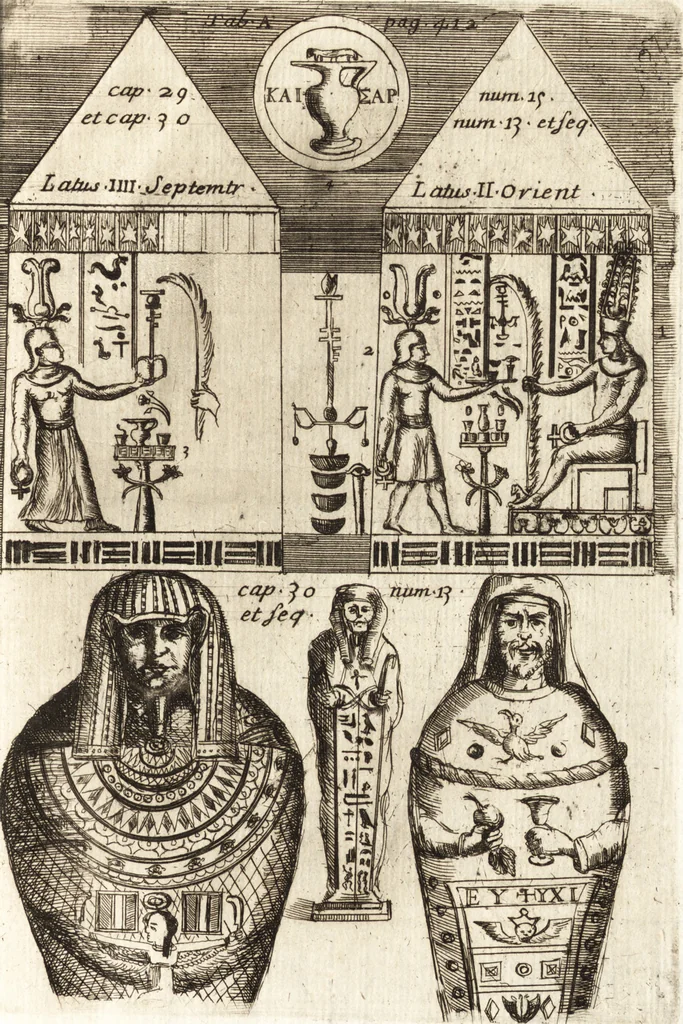 An illustration from La istoria universale : provata con monumenti, e figurata con simboli de gli antichi, 1697, leaf 442