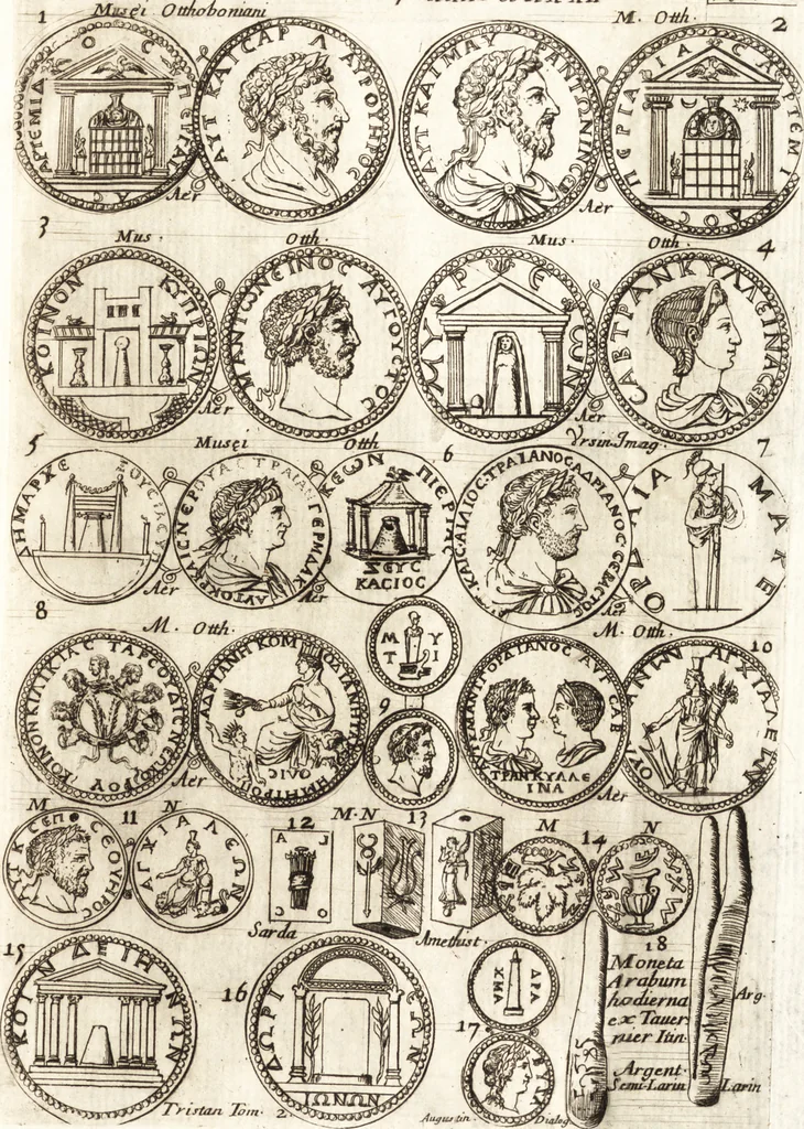 An illustration from La istoria universale : provata con monumenti, e figurata con simboli de gli antichi, 1697, leaf 570