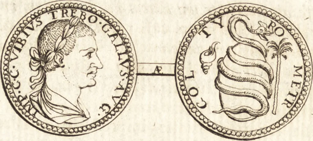 An illustration from La istoria universale : provata con monumenti, e figurata con simboli de gli antichi, 1697, leaf 93