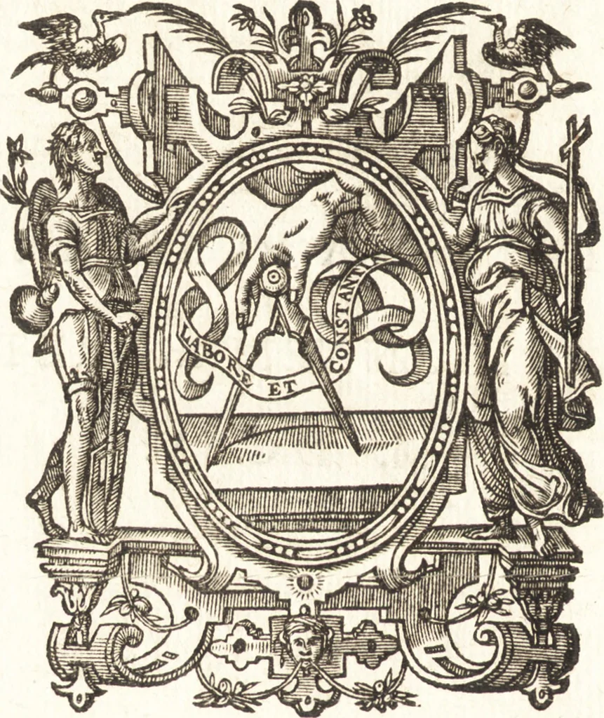 An illustration from Ivsti LipsI Admiranda, siue, De magnitvdine Romana libri qvattvor, 1605, leaf 233