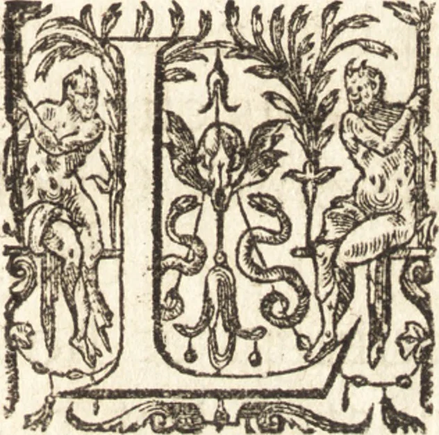 An illustration from Ivsti LipsI de crvce libri tres : ad sacram profanámque historiam vtiles : vnà cum notis, 1606, leaf 6
