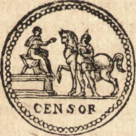 An illustration from Ivsti LipsI De militia Romana libri qvinqve : commentarivs ad Polybivm, 1602, leaf 42