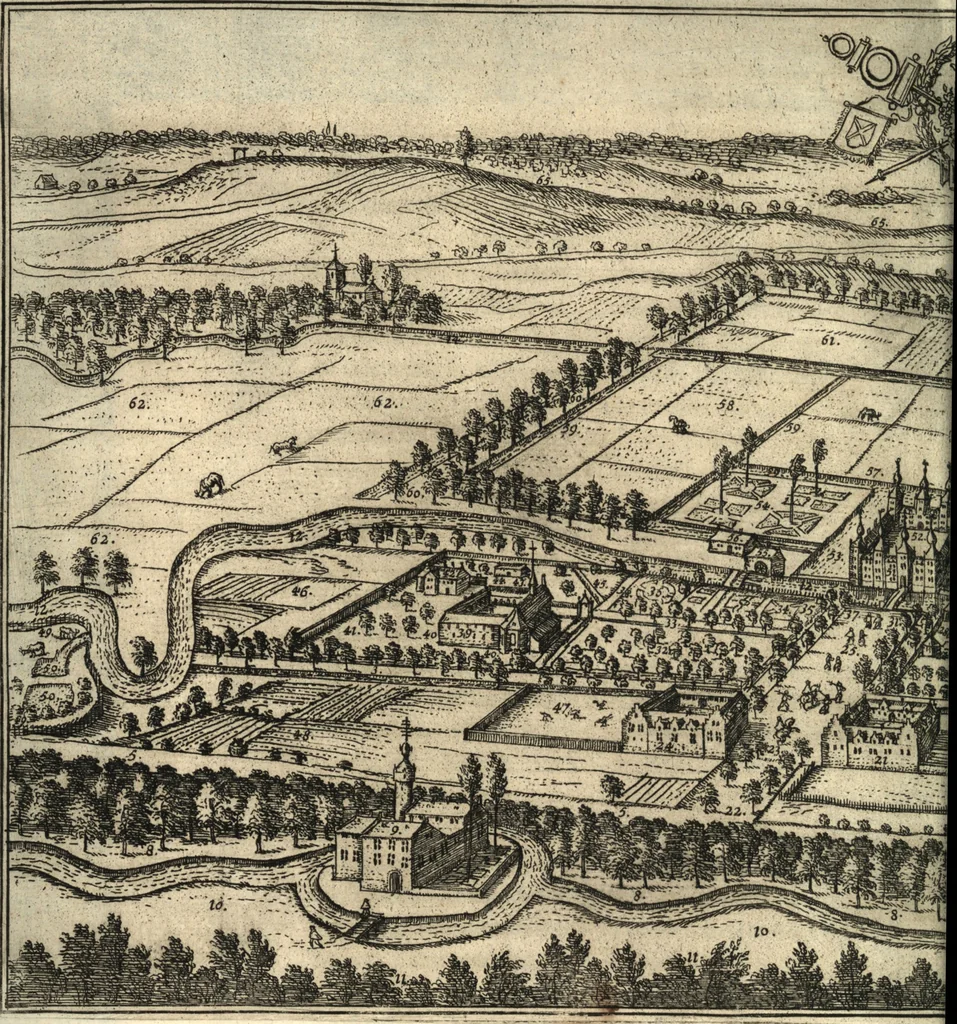 An illustration from Ivsti LipsI Lovanivm, id est, Opidi et academiæ eivs descriptio, libri tres, 1610, leaf 135