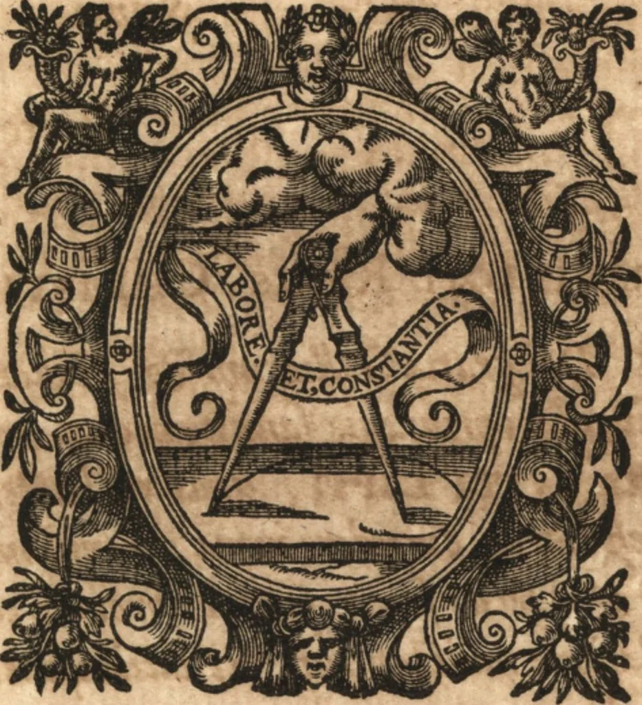 An illustration from Ivsti LipsI Lovanivm, id est, Opidi et academiæ eivs descriptio, libri tres, 1610, leaf 146