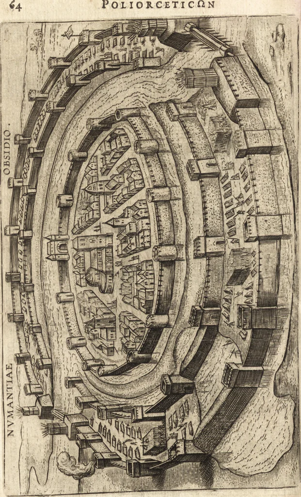 An illustration from Ivsti LipsI Poliorceticon, siue, De machinis, tormentis, telis, libri qvinqve : ad historiarum lucem, 1605, leaf 103