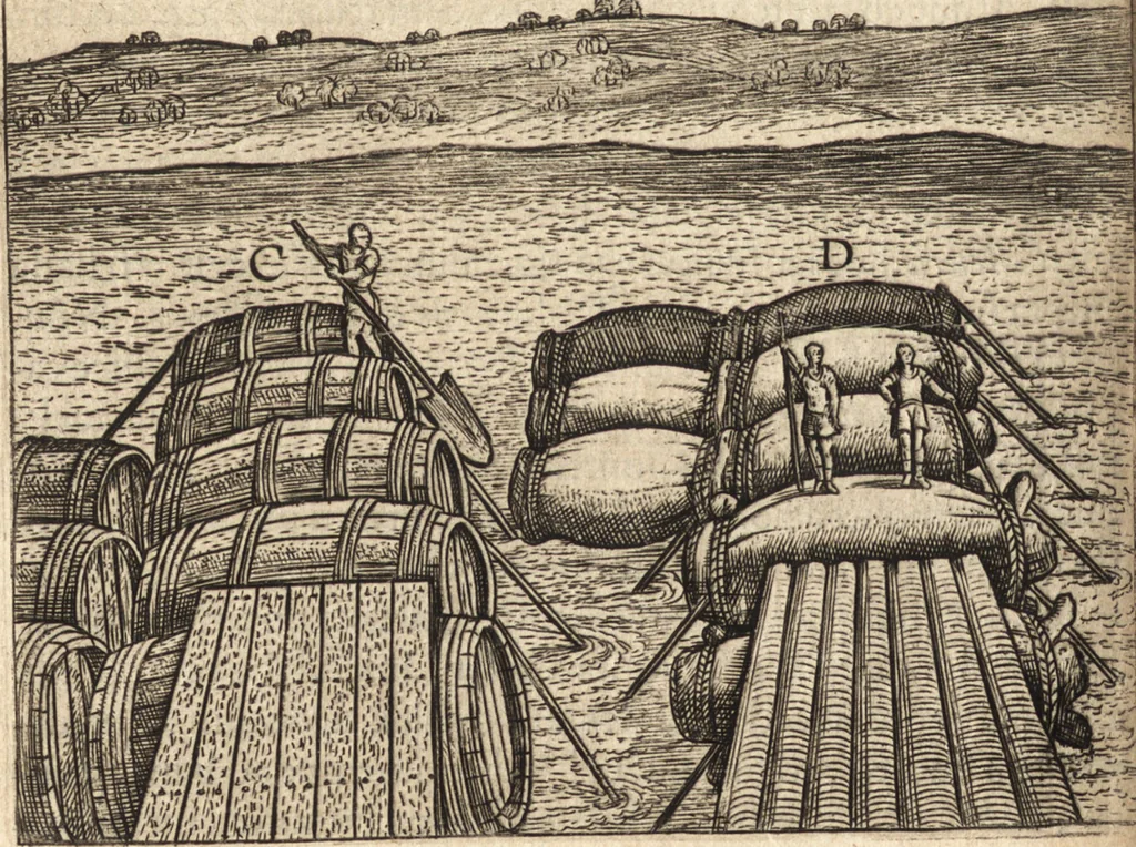 An illustration from Ivsti LipsI Poliorceticon, siue, De machinis, tormentis, telis, libri qvinqve : ad historiarum lucem, 1605, leaf 145
