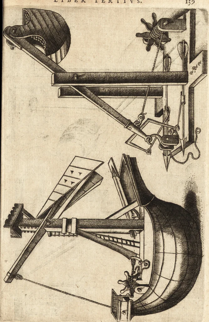 An illustration from Ivsti LipsI Poliorceticon, siue, De machinis, tormentis, telis, libri qvinqve : ad historiarum lucem, 1605, leaf 178