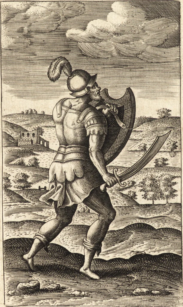 An illustration from Ivsti LipsI Poliorceticon, siue, De machinis, tormentis, telis, libri qvinqve : ad historiarum lucem, 1605, leaf 25