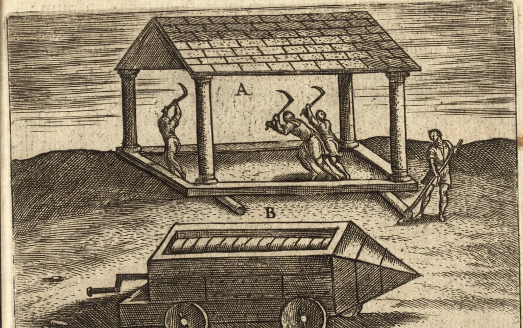 An illustration from Ivsti LipsI Poliorceticon, siue, De machinis, tormentis, telis, libri qvinqve : ad historiarum lucem, 1605, leaf 96