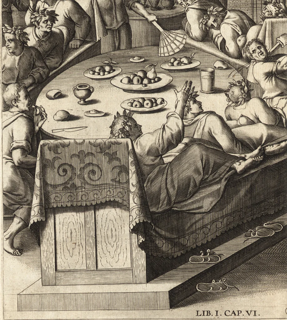 An illustration from Ivsti LipsI Satvrnalivm sermonvm libri dvo, qvi de gladiatoribvs, 1604, leaf 31