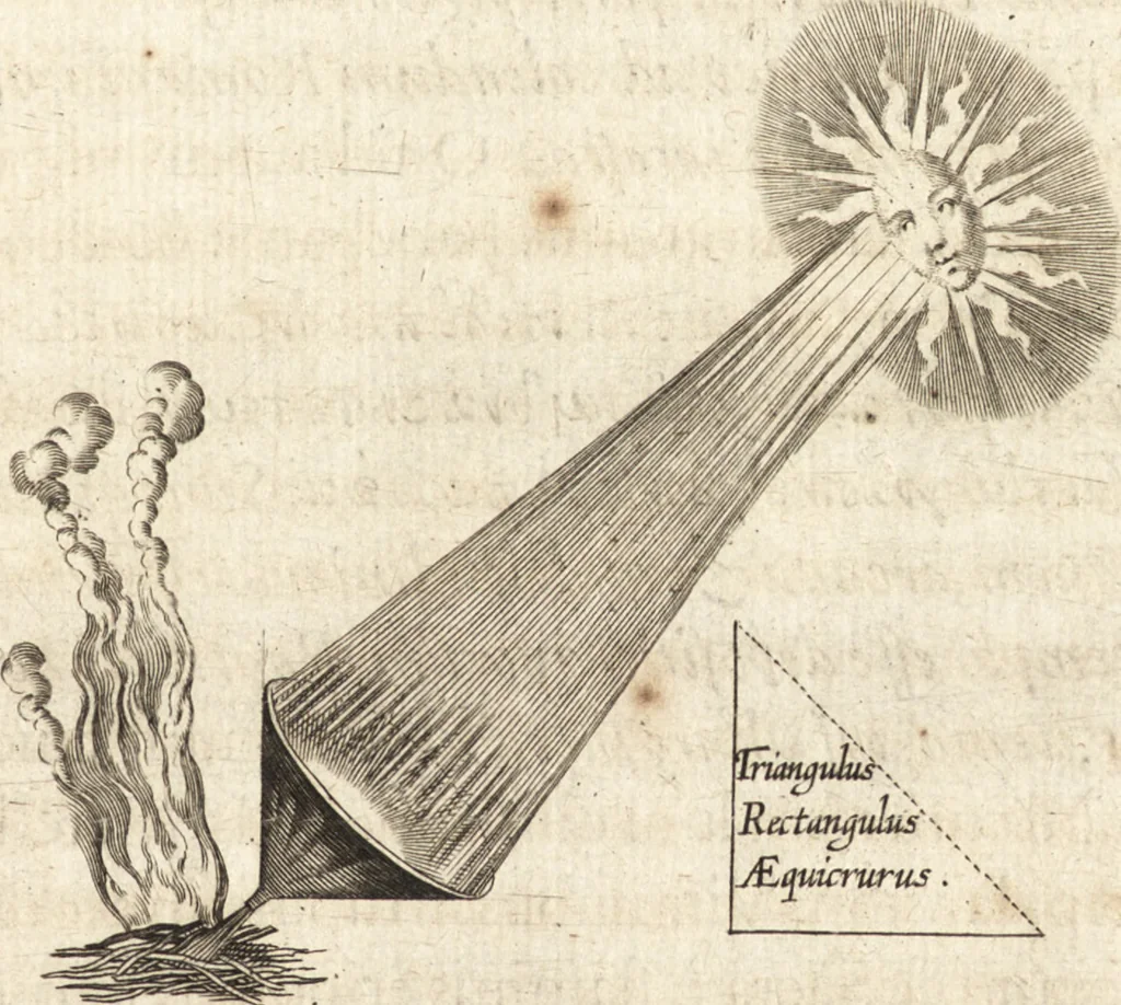 An illustration from Ivsti LipsI de vesta et vestalibvs syntagma, 1609, leaf 38