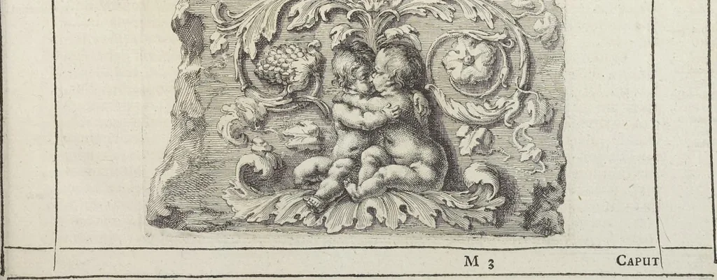 An illustration from Joachimi de Sandrart, à Stockau ... Academia nobilissimae artis pictoriae, sive, De veris & genuinis hujusdem proprietatibus, theorematibus, secretis atque requisitis aliis ... : unà cum artificum tam Aegyptiorum, Graecorum & Romanorum, quàm Italorum, Gallorum, Anglorum, Germanorum, Belgarum, aliorumq[ue] ... vitis atque encomiis ... : eorundemque plusquàm ducentis iconibus ... aere expressis, erecta atq[ue] publicata, 1683, leaf 152