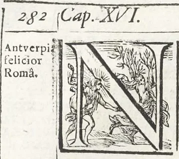 An illustration from Joachimi de Sandrart, à Stockau ... Academia nobilissimae artis pictoriae, sive, De veris & genuinis hujusdem proprietatibus, theorematibus, secretis atque requisitis aliis ... : unà cum artificum tam Aegyptiorum, Graecorum & Romanorum, quàm Italorum, Gallorum, Anglorum, Germanorum, Belgarum, aliorumq[ue] ... vitis atque encomiis ... : eorundemque plusquàm ducentis iconibus ... aere expressis, erecta atq[ue] publicata, 1683, leaf 381
