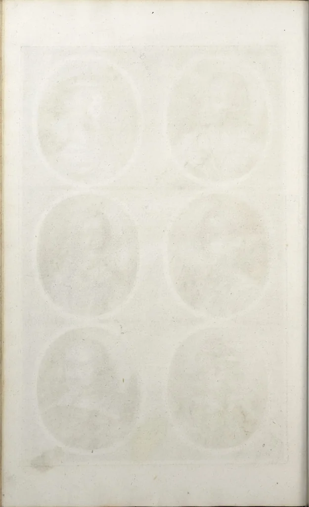 An illustration from Joachimi de Sandrart, à Stockau ... Academia nobilissimae artis pictoriae, sive, De veris & genuinis hujusdem proprietatibus, theorematibus, secretis atque requisitis aliis ... : unà cum artificum tam Aegyptiorum, Graecorum & Romanorum, quàm Italorum, Gallorum, Anglorum, Germanorum, Belgarum, aliorumq[ue] ... vitis atque encomiis ... : eorundemque plusquàm ducentis iconibus ... aere expressis, erecta atq[ue] publicata, 1683, leaf 497