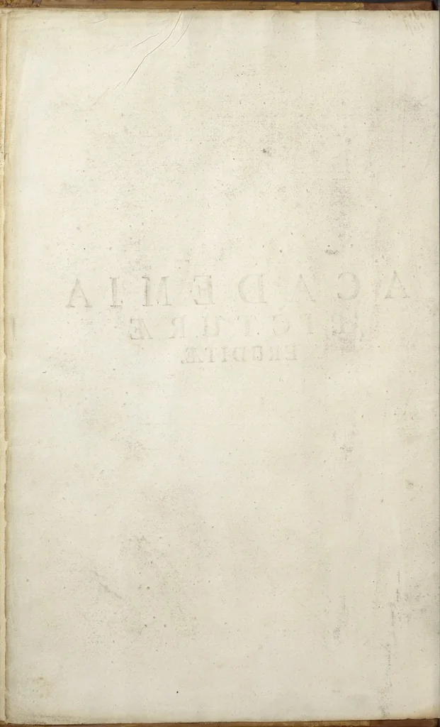 An illustration from Joachimi de Sandrart, à Stockau ... Academia nobilissimae artis pictoriae, sive, De veris & genuinis hujusdem proprietatibus, theorematibus, secretis atque requisitis aliis ... : unà cum artificum tam Aegyptiorum, Graecorum & Romanorum, quàm Italorum, Gallorum, Anglorum, Germanorum, Belgarum, aliorumq[ue] ... vitis atque encomiis ... : eorundemque plusquàm ducentis iconibus ... aere expressis, erecta atq[ue] publicata, 1683, leaf 5