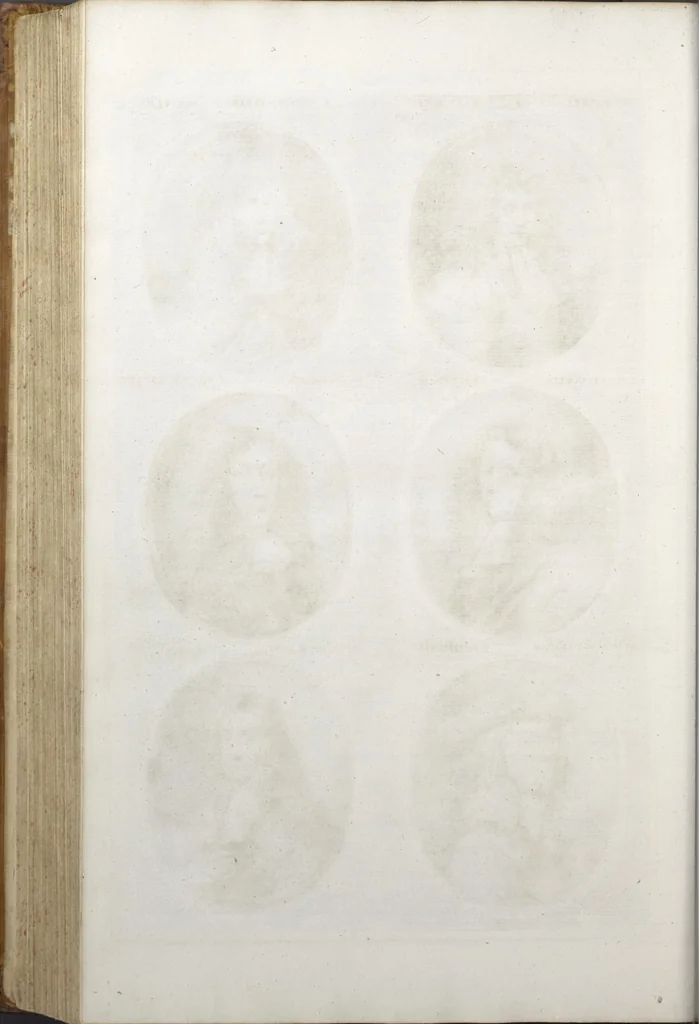 An illustration from Joachimi de Sandrart, à Stockau ... Academia nobilissimae artis pictoriae, sive, De veris & genuinis hujusdem proprietatibus, theorematibus, secretis atque requisitis aliis ... : unà cum artificum tam Aegyptiorum, Graecorum & Romanorum, quàm Italorum, Gallorum, Anglorum, Germanorum, Belgarum, aliorumq[ue] ... vitis atque encomiis ... : eorundemque plusquàm ducentis iconibus ... aere expressis, erecta atq[ue] publicata, 1683, leaf 501