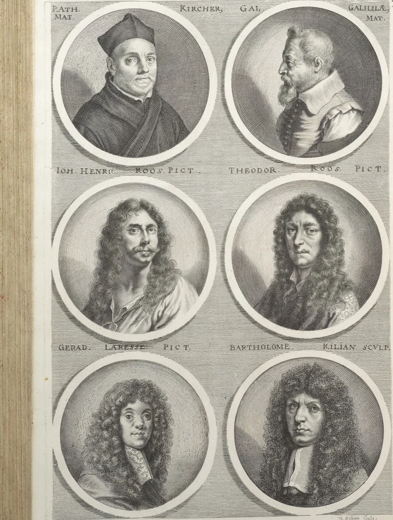An illustration from Joachimi de Sandrart, à Stockau ... Academia nobilissimae artis pictoriae, sive, De veris & genuinis hujusdem proprietatibus, theorematibus, secretis atque requisitis aliis ... : unà cum artificum tam Aegyptiorum, Graecorum & Romanorum, quàm Italorum, Gallorum, Anglorum, Germanorum, Belgarum, aliorumq[ue] ... vitis atque encomiis ... : eorundemque plusquàm ducentis iconibus ... aere expressis, erecta atq[ue] publicata, 1683, leaf 511