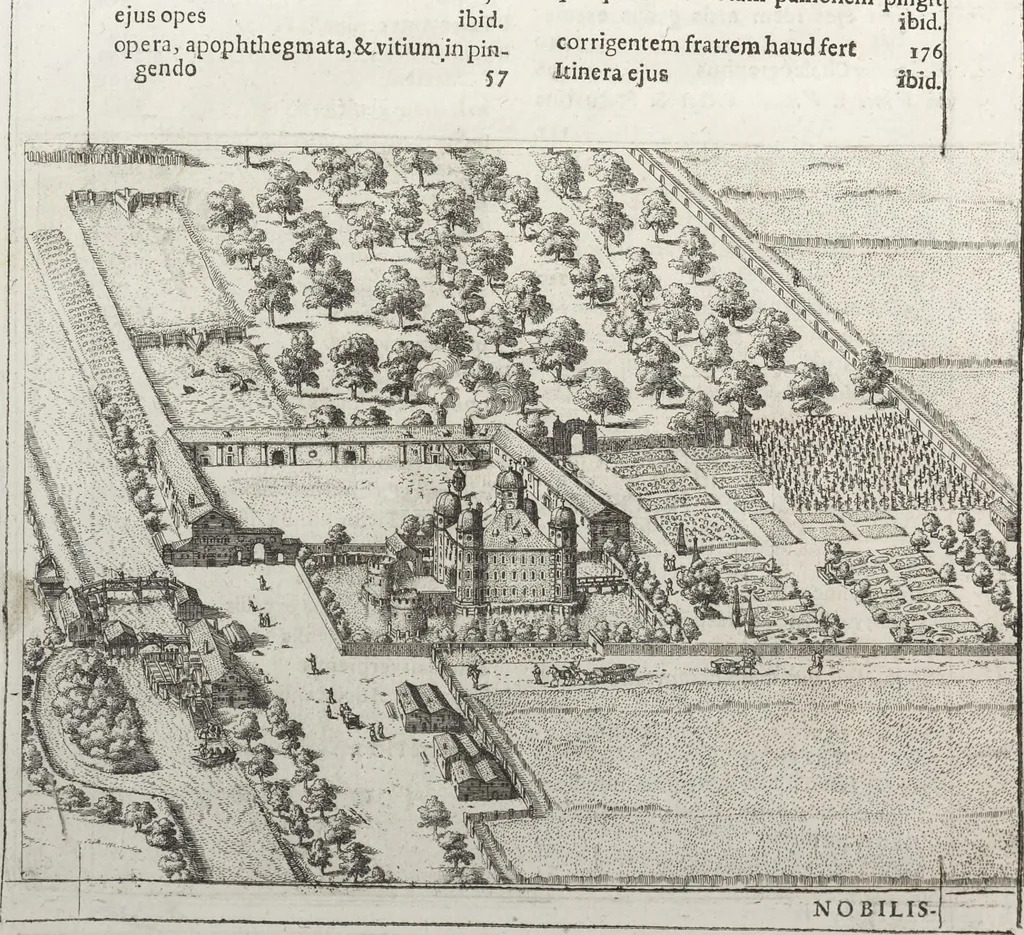 An illustration from Joachimi de Sandrart, à Stockau ... Academia nobilissimae artis pictoriae, sive, De veris & genuinis hujusdem proprietatibus, theorematibus, secretis atque requisitis aliis ... : unà cum artificum tam Aegyptiorum, Graecorum & Romanorum, quàm Italorum, Gallorum, Anglorum, Germanorum, Belgarum, aliorumq[ue] ... vitis atque encomiis ... : eorundemque plusquàm ducentis iconibus ... aere expressis, erecta atq[ue] publicata, 1683, leaf 549