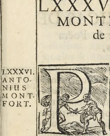 An illustration from Joachimi de Sandrart, à Stockau ... Academia nobilissimae artis pictoriae, sive, De veris & genuinis hujusdem proprietatibus, theorematibus, secretis atque requisitis aliis ... : unà cum artificum tam Aegyptiorum, Graecorum & Romanorum, quàm Italorum, Gallorum, Anglorum, Germanorum, Belgarum, aliorumq[ue] ... vitis atque encomiis ... : eorundemque plusquàm ducentis iconibus ... aere expressis, erecta atq[ue] publicata, 1683, leaf 344