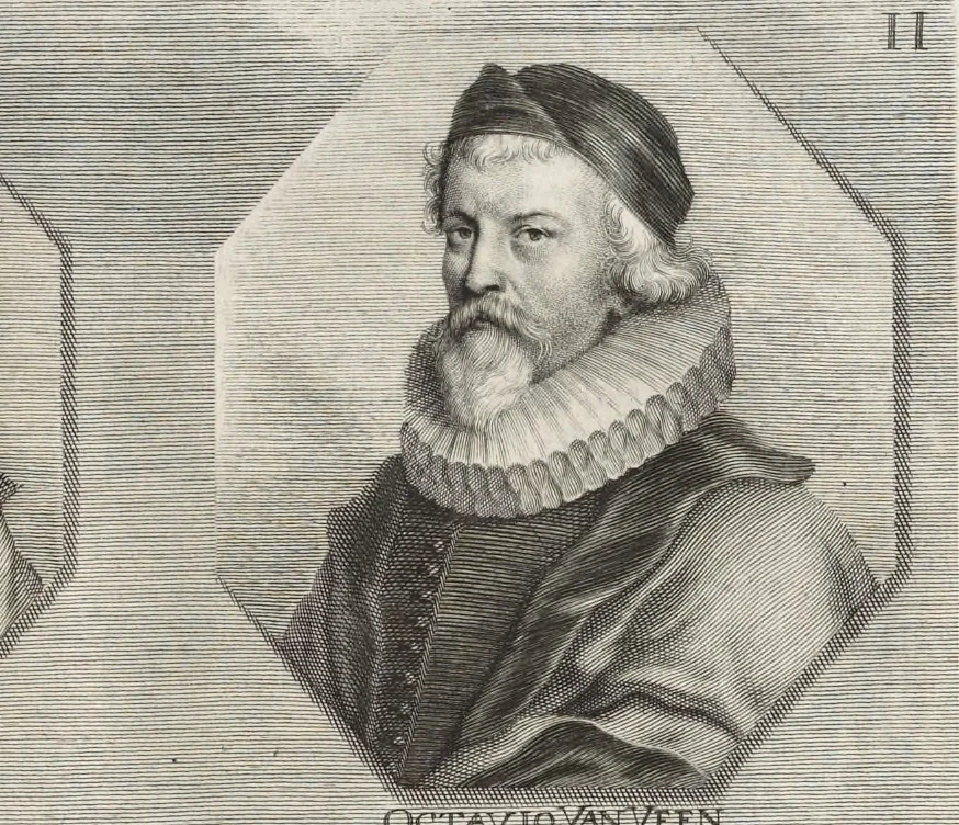 An illustration from Joachimi de Sandrart, à Stockau ... Academia nobilissimae artis pictoriae, sive, De veris & genuinis hujusdem proprietatibus, theorematibus, secretis atque requisitis aliis ... : unà cum artificum tam Aegyptiorum, Graecorum & Romanorum, quàm Italorum, Gallorum, Anglorum, Germanorum, Belgarum, aliorumq[ue] ... vitis atque encomiis ... : eorundemque plusquàm ducentis iconibus ... aere expressis, erecta atq[ue] publicata, 1683, leaf 372