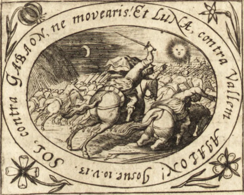 An illustration from Joannis Bisselii, e Societate Jesu, Deliciae aestatis, 1644, leaf 164