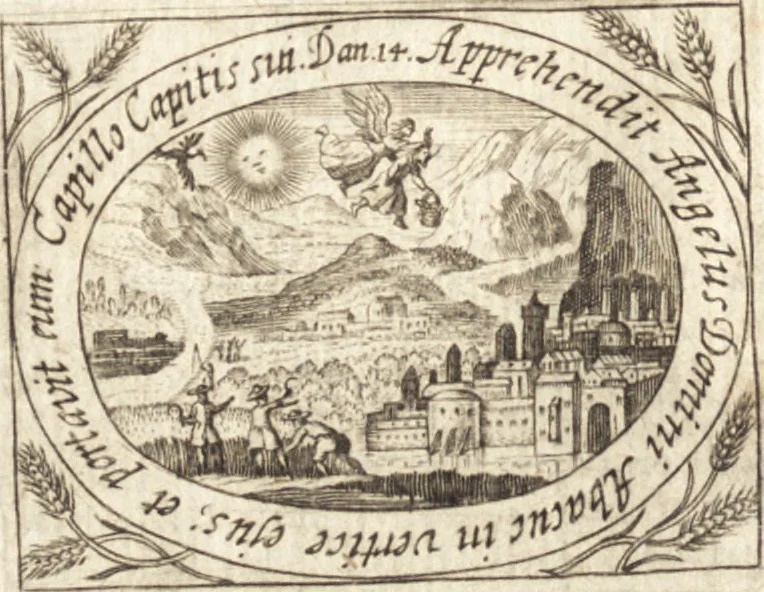 An illustration from Joannis Bisselii, e Societate Jesu, Deliciae aestatis, 1644, leaf 325