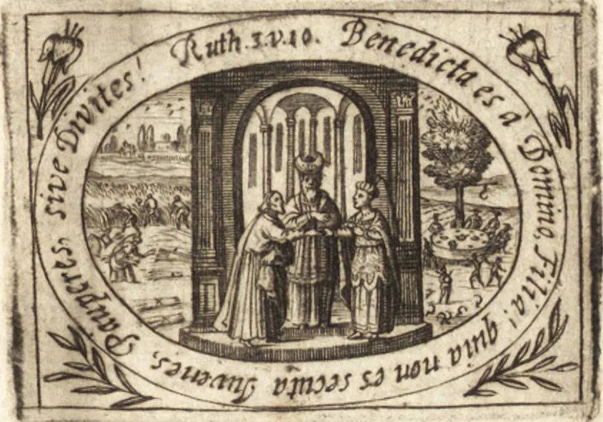 An illustration from Joannis Bisselii, e Societate Jesu, Deliciae aestatis, 1644, leaf 372