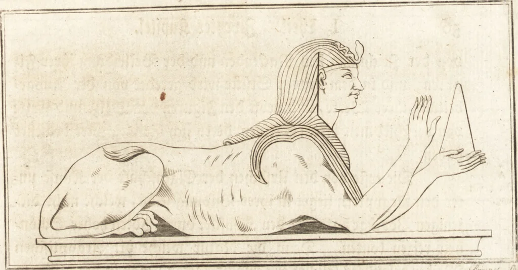 An illustration from Johann Winkelmanns Geschichte der Kunst des Alterthums, 1776, leaf 144