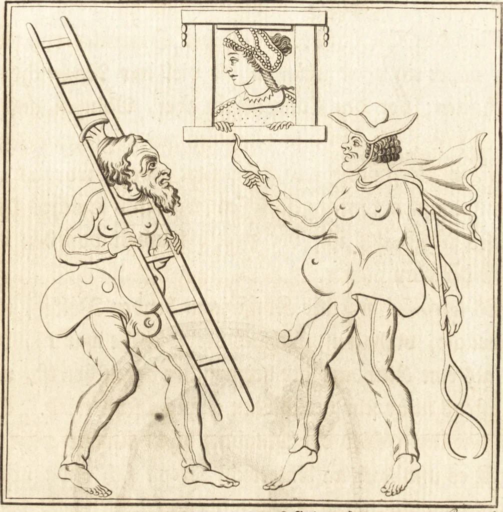 An illustration from Johann Winkelmanns Geschichte der Kunst des Alterthums, 1776, leaf 276