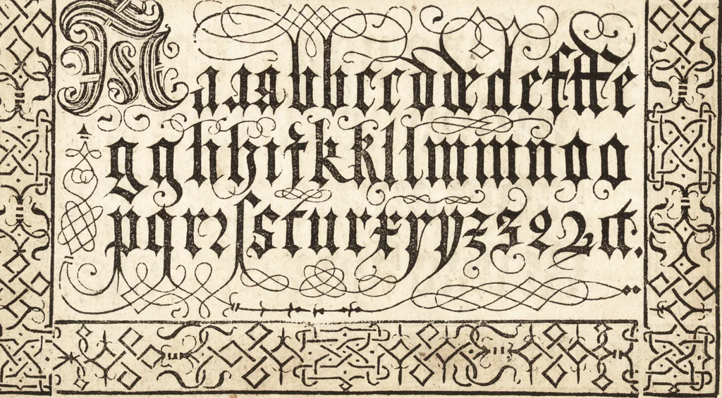 An illustration from Libellus valde doctus elegans, & vtilis, multa et varia scribendarum literarum genera complectens, 1564, leaf 19