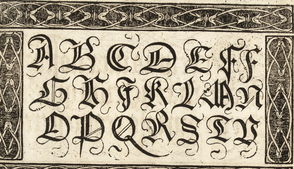 An illustration from Libellus valde doctus elegans, & vtilis, multa et varia scribendarum literarum genera complectens, 1564, leaf 21