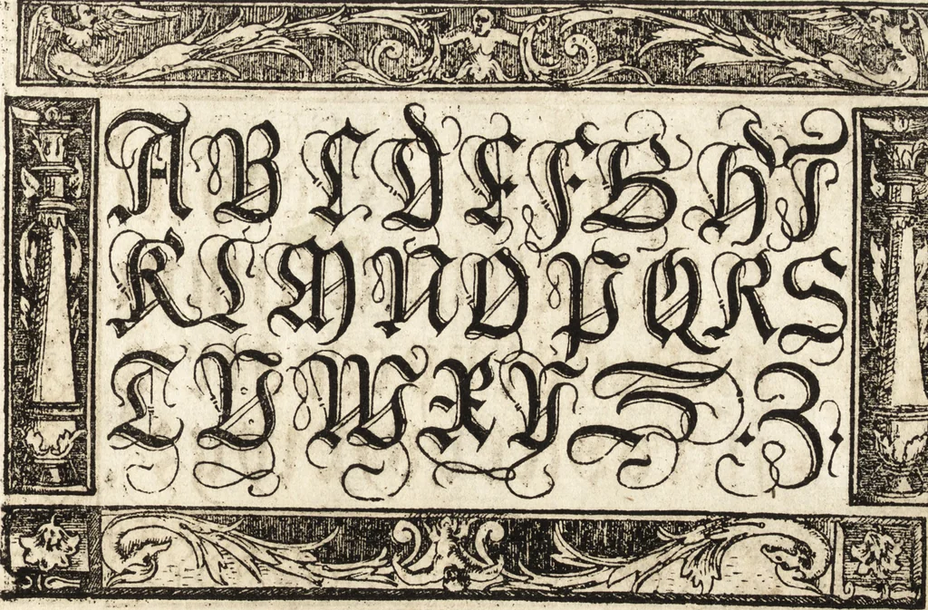 An illustration from Libellus valde doctus elegans, & vtilis, multa et varia scribendarum literarum genera complectens, 1564, leaf 22