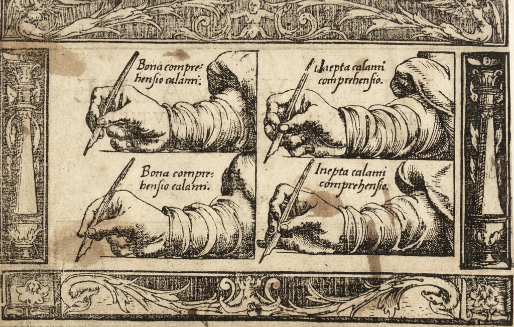 An illustration from Libellus valde doctus elegans, & vtilis, multa et varia scribendarum literarum genera complectens, 1564, leaf 5