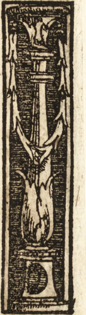 An illustration from Libellus valde doctus elegans, & vtilis, multa et varia scribendarum literarum genera complectens, 1564, leaf 51