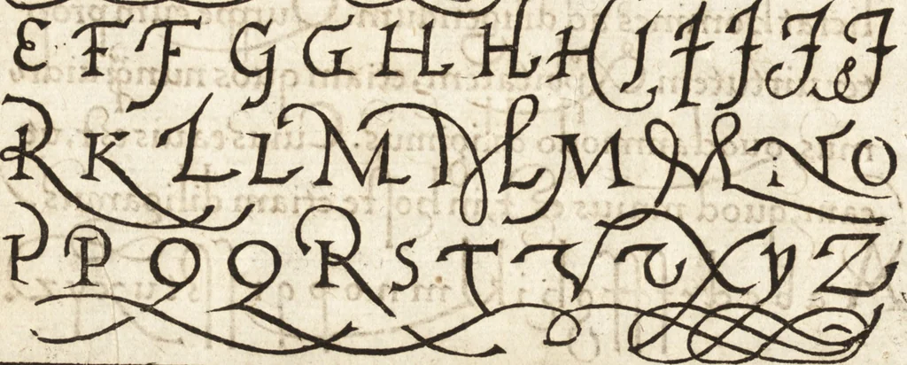 An illustration from Libellus valde doctus elegans, & vtilis, multa et varia scribendarum literarum genera complectens, 1564, leaf 61
