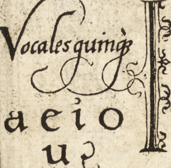 An illustration from Libellus valde doctus elegans, & vtilis, multa et varia scribendarum literarum genera complectens, 1564, leaf 7