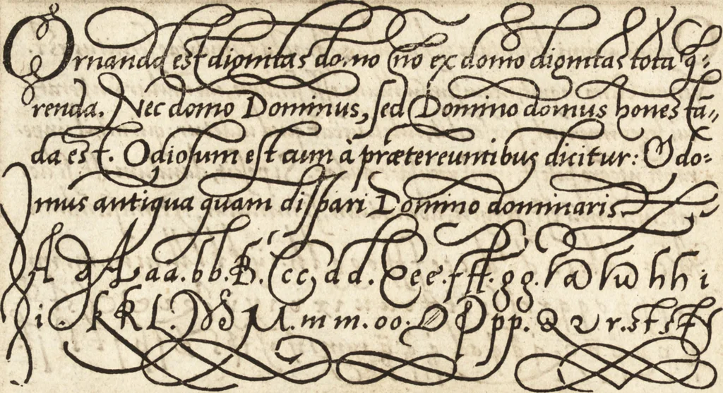 An illustration from Libellus valde doctus elegans, & vtilis, multa et varia scribendarum literarum genera complectens, 1564, leaf 71