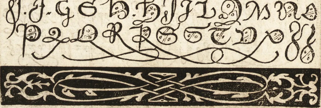 An illustration from Libellus valde doctus elegans, & vtilis, multa et varia scribendarum literarum genera complectens, 1564, leaf 73