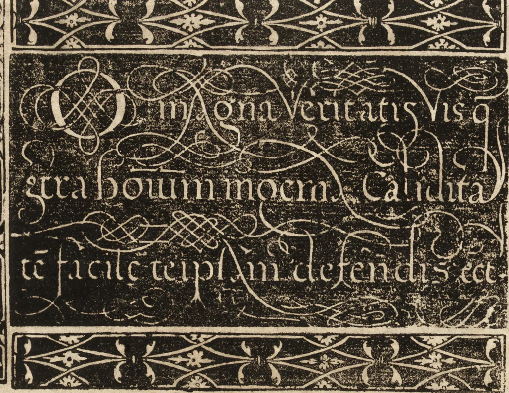 An illustration from Libellus valde doctus elegans, & vtilis, multa et varia scribendarum literarum genera complectens, 1564, leaf 97