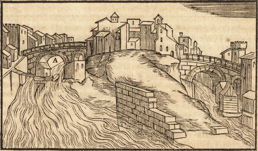 An illustration from Libri qvattro dell'antichita della citta di Roma : raccolte sotto brevita da diversi antichi et moderni scrittori, 1565, leaf 192