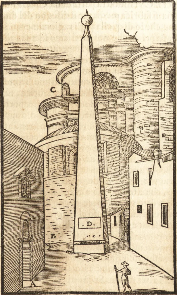 An illustration from Libri qvattro dell'antichita della citta di Roma : raccolte sotto brevita da diversi antichi et moderni scrittori, 1565, leaf 206
