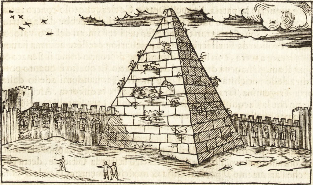 An illustration from Libri qvattro dell'antichita della citta di Roma : raccolte sotto brevita da diversi antichi et moderni scrittori, 1565, leaf 98