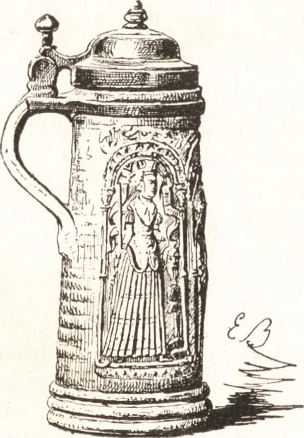 An illustration from Le livre des collectionneurs, 1885, leaf 461
