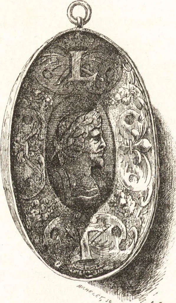 An illustration from Le livre des collectionneurs, 1885, leaf 77