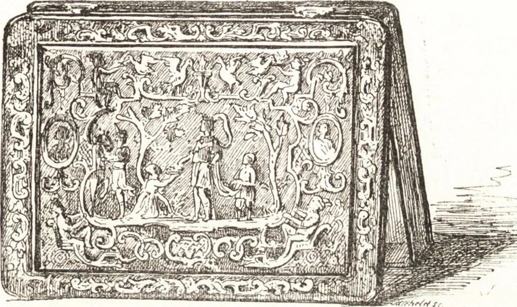 An illustration from Le livre des collectionneurs, 1885, leaf 784