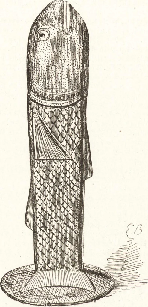 An illustration from Le livre des collectionneurs, 1885, leaf 831