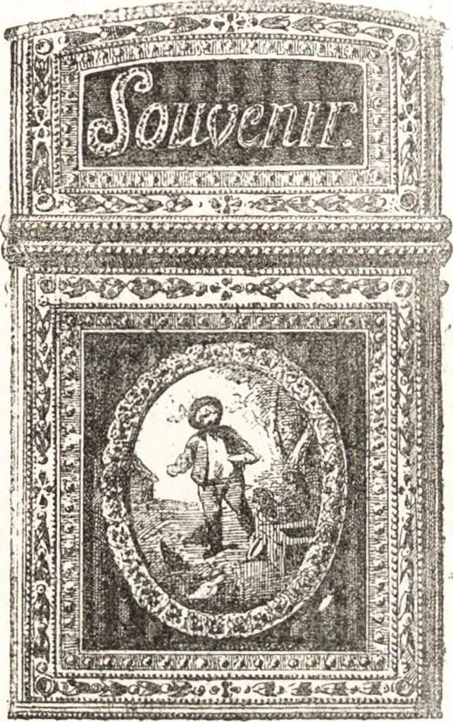 An illustration from Le livre des collectionneurs, 1885, leaf 836