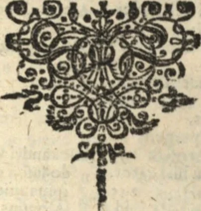 An illustration from Lucis euangelicae sub velum sacrorum emblematum reconditae, pars tertia : hoc est, caeleste pantheon, sive caelum novum in festa et gesta sanctorum totius anni, selectâ historiâ, & morali doctrinâ, 1659, leaf 1228