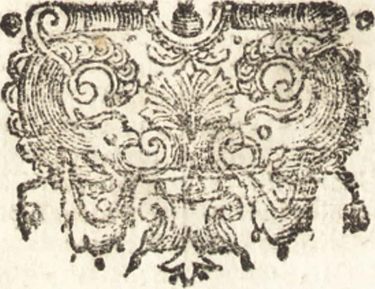 An illustration from Lucis euangelicae sub velum sacrorum emblematum reconditae, pars tertia : hoc est, caeleste pantheon, sive caelum novum in festa et gesta sanctorum totius anni, selectâ historiâ, & morali doctrinâ, 1659, leaf 295