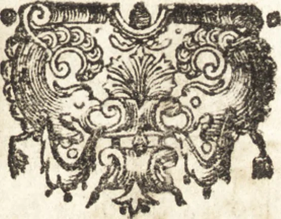 An illustration from Lucis euangelicae sub velum sacrorum emblematum reconditae, pars tertia : hoc est, caeleste pantheon, sive caelum novum in festa et gesta sanctorum totius anni, selectâ historiâ, & morali doctrinâ, 1659, leaf 548